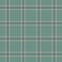 Elegant teal plaid pattern. Perfect for textile design, website backgrounds, or stationery. Subtle yet stylish, this repeating grid evokes a sense of calm and sophistication. vector