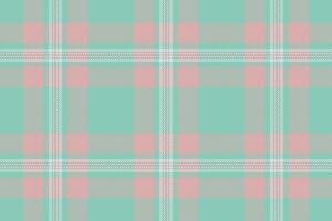 Elegant pastel plaid pattern in soft pink and mint green. Perfect for textile design, fashion, or website backgrounds. vector