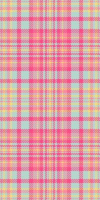 Vibrant pastel pink, yellow, and light blue plaid pattern. Perfect for textile design, website backgrounds, or playful branding.