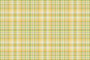 Subtle pastel plaid pattern in yellow and green hues. Perfect for backgrounds, textile designs, or springsummer themed projects. Evokes feelings of warmth, tranquility, and gentle sophistication. vector