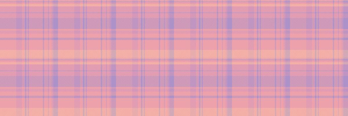 Soft pastel plaid pattern, perfect for backgrounds, textiles, or website design. Subtle peach and lavender hues create a calming, gentle aesthetic.