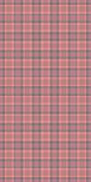 Kilt texture check fabric, festive textile tartan pattern. Show plaid background seamless in red and pastel colors. vector
