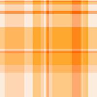 Long texture check background, layer pattern tartan plaid. Vogue seamless textile fabric in orange and light colors. vector