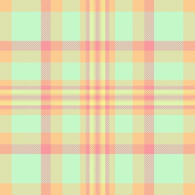 Soft pastel plaid pattern. A seamless colorful tartan design for textile, apparel, backgrounds, and graphic projects. Ideal for springsummer themes.