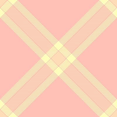Delicate pastel pink and yellow plaid pattern. A soft, stylish texture ideal for backgrounds, textile designs, or feminine branding. This seamless design evokes feelings of warmth and tranquility.