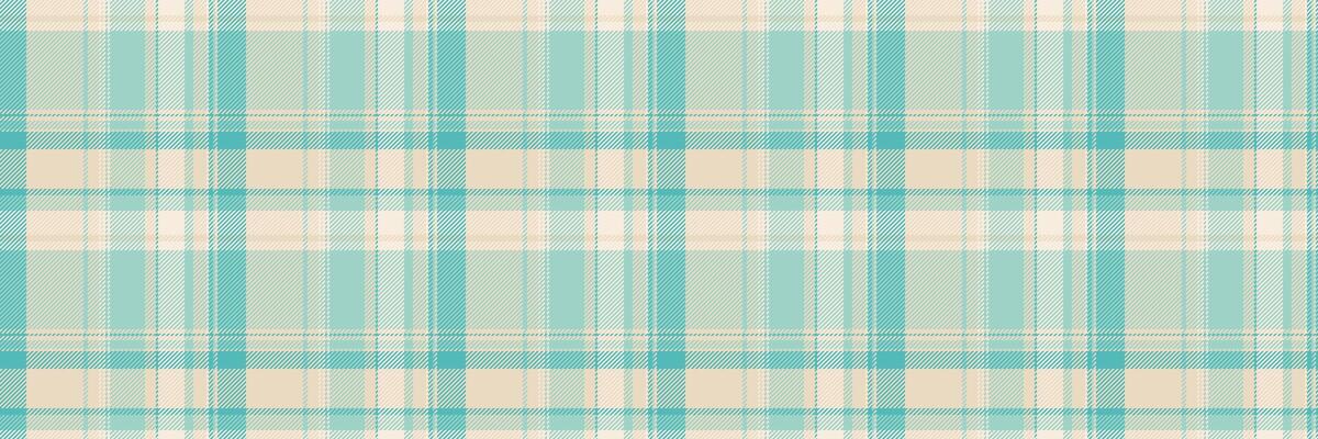 Serene teal and beige plaid pattern. Perfect for textile design, website backgrounds, or crafting projects. Evokes feelings of calm and tranquility. Subtle texture adds visual interest.
