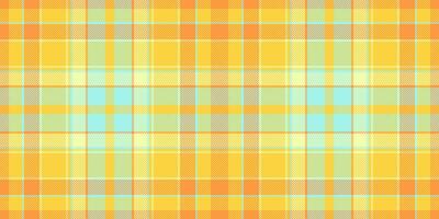 Vibrant pastel plaid pattern. Perfect for textile design, website backgrounds, or cheerful branding. This seamless texture evokes feelings of warmth, optimism, and summer. vector