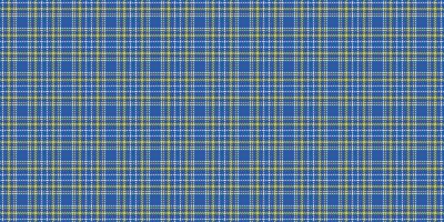 Vibrant blue and gold plaid pattern. Perfect for textile design, website backgrounds, or fashion projects. This seamless texture offers a classic yet modern feel, symbolizing order and sophistication. vector