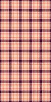 Elegant peach and burgundy plaid pattern. Perfect for textile design, apparel, and website backgrounds. vector