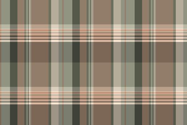 Earthy plaid pattern. Calming, neutral tones create a versatile backdrop. Ideal for textiles, fashion design, or elegant website design. Seamless.