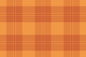 Warm autumnal plaid pattern in orange and burnt orange hues. Perfect for fallthemed designs, textile prints, or website backgrounds. vector