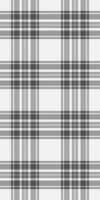 Rustic background check fabric, minimalist textile texture. Elementary tartan seamless pattern plaid in white and neutral colors. vector