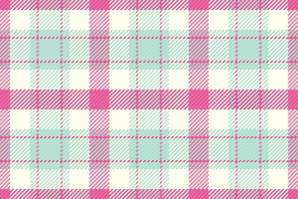 Charming pastel pink and mint green plaid pattern. Perfect for textile design, wallpaper, or scrapbooking projects. This cheerful, seamless texture evokes feelings of warmth and comfort.