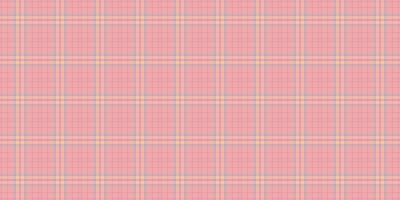 Covering tartan check textile, expensive fabric seamless. Trendy pattern background plaid texture in red and light colors. vector