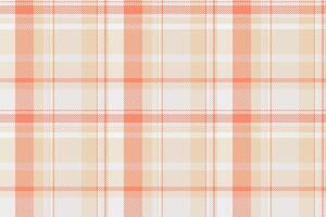 Subtle plaid pattern in warm hues. Classic textile design with a soft, cozy feel. Ideal for backgrounds, textures, or fabric mockups. Versatile and timeless. vector