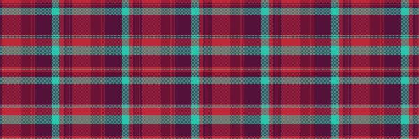 Vibrant red, teal, and gray plaid pattern. Perfect for textile design, website backgrounds, or fashion projects. vector