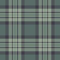 Dreamy tartan seamless textile, hunter background pattern check. Business texture fabric plaid in pastel and grey colors. vector