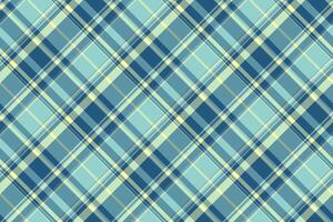 Classic plaid pattern in cool tones of blue and beige, offering a timeless and versatile texture. Ideal for backgrounds, textiles, or adding a refined touch. vector