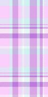 Good fabric textile pattern, commerce tartan texture . Empty background seamless plaid check in light and purple colors. vector
