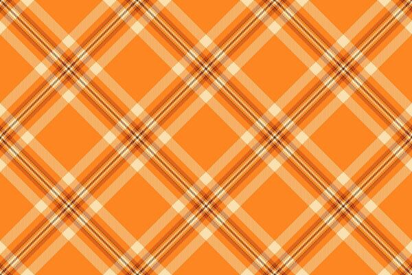 Warm orange plaid pattern. Classic tartan design for textiles, backgrounds, or creative projects. Perfect for autumn, fashion, and cozy themes.