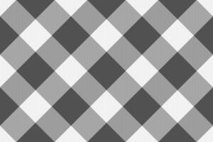 Stylish grayscale gingham pattern. Perfect for backgrounds, textiles, or website design. Subtle texture adds visual interest. Clean, modern aesthetic conveys simplicity and elegance. vector