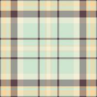 Elegant pastel plaid pattern. Subtle yet striking design featuring soft mint green, cream, and brown hues. Ideal for textile design, website backgrounds, or stationery. vector