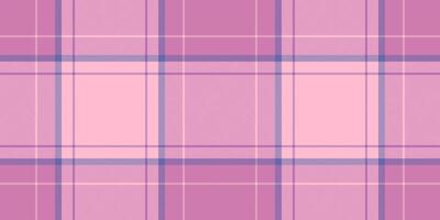 Soft pink and purple plaid pattern. Ideal for textile designs, website backgrounds, or feminine branding. vector