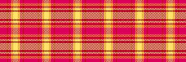 Vibrant pink and gold plaid pattern. Perfect for textile design, website backgrounds, or fashion illustrations. This cheerful, energetic design evokes feelings of warmth and optimism. vector