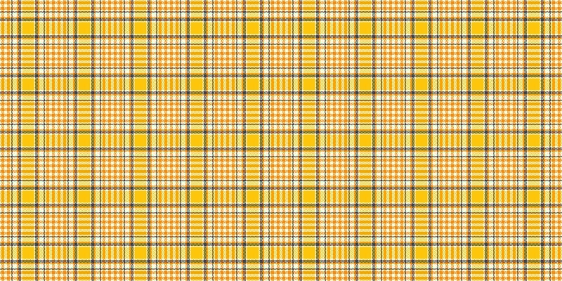 Tablecloth seamless plaid check, crossed fabric texture textile. Golf tartan background pattern in light yellow and dark orange colors.