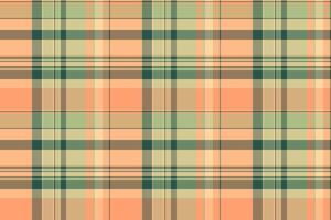 Elegant pastel plaid pattern. Soft peach, sage green, and taupe hues create a calming, versatile texture ideal for textile design, website backgrounds, or stationery. vector