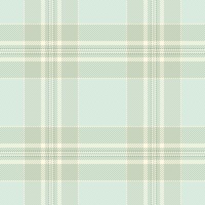 Serene pastel plaid pattern in soft mint green and beige. Ideal for textile designs, backgrounds, or website textures. Evokes feelings of calmness and sophistication.