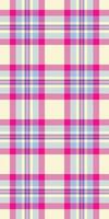 Elegant pink and light blue plaid pattern. Perfect for textile design, fashion, wrapping paper, or website backgrounds. This cheerful and stylish image evokes feelings of warmth and optimism. vector