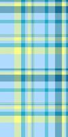 Vibrant pastel plaid pattern in blue, yellow, and green hues. Perfect for textile design, website backgrounds, or crafting projects. vector