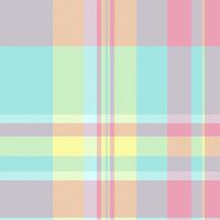 Pastel plaid pattern, cheerful and bright. Perfect for textile designs, springsummer themes, and adds a touch of whimsy to any project. Ideal for websites, packaging, or fashion designs. vector