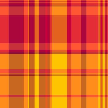 Warm plaid pattern with intersecting lines. Versatile for backdrops, textiles, or abstract designs. Evokes comfort, autumn, and inviting textures. vector