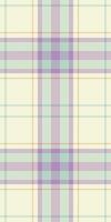 Party fabric background, festive textile tartan seamless. Official texture pattern plaid check in beige and light colors. vector