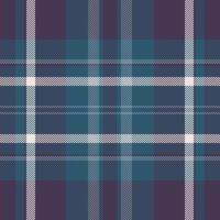 Elegant teal and purple plaid pattern. Perfect for textile designs, website backgrounds, or fashion projects. Subtle texture adds visual interest. vector