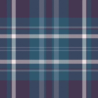 Elegant teal and purple plaid pattern. Perfect for textile designs, website backgrounds, or fashion projects. Subtle texture adds visual interest.