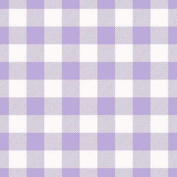 Elegant lavender and white gingham pattern. Perfect for textile design, scrapbooking, or website backgrounds. This subtle yet stylish check evokes feelings of calm and serenity. vector