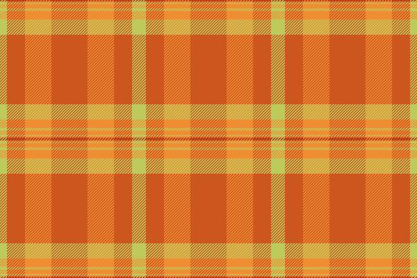 Vibrant orange and lime green plaid pattern. Perfect for fall designs, textile projects, or autumnal backgrounds.