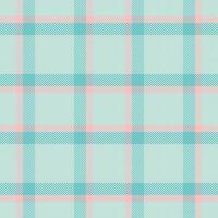 Seamless pastel plaid pattern in soft teal and pink. Perfect for textile design, wrapping paper, or website backgrounds. This gentle, repetitive texture evokes feelings of calm and serenity. vector
