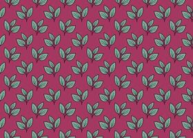 Elegant seamless pattern featuring a repeating motif of stylized leaves on a deep crimson background. Perfect for textile design, wallpaper, packaging, or website backgrounds. vector