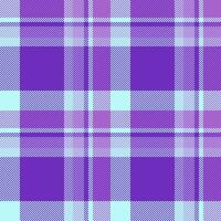Vibrant purple and light blue plaid pattern. Perfect for textile design, fashion, and website backgrounds. This seamless texture offers a cheerful, modern aesthetic with a touch of retro charm. vector