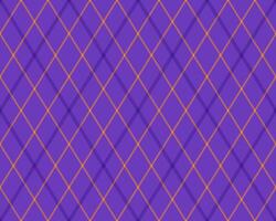 Vibrant purple and orange diagonal plaid pattern. Perfect for backgrounds, textiles, website design, and branding. A modern geometric design offering a sense of structure and energy. vector