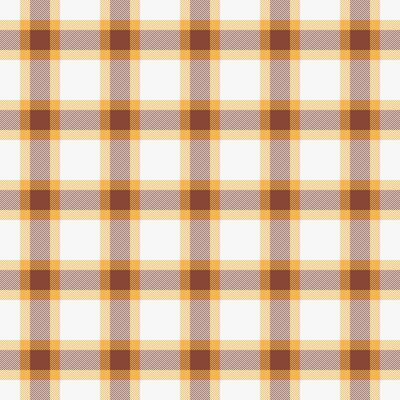 Vogue seamless background texture, aesthetic textile pattern plaid. Post tartan fabric check in white and amber colors.