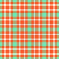 Self seamless background texture, table cloth tartan check. Mens shirt textile pattern fabric plaid in red and yellow colors. vector