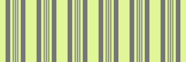 Mix texture seamless stripe, covering pattern background . School textile vertical lines fabric in lime and grey colors. vector
