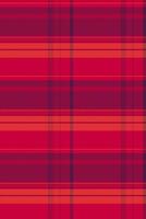 Vibrant red and orange plaid pattern. Perfect for textile design, fashion, and web backgrounds. This bold, seamless texture evokes warmth and energy. vector