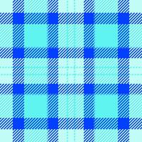 A vibrant, blue and teal plaid pattern. A classic design updated with modern colors, perfect for backgrounds, textiles, or design elements. Versatile eyecatching. vector