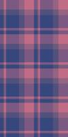 Subtle pink and blue plaid pattern. Perfect for textile designs, website backgrounds, or fashion projects. This seamless texture evokes a sense of warmth and classic style. vector